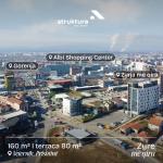 Leshohet  me qira – Penthouse për Zyre