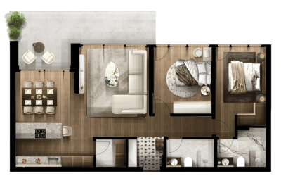 FOLEJA LIVING, Banesë ne shitje, Objekti  3D-A28, 126.08 m2