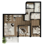 FOLEJA LIVING, Banesë ne shitje, Objekti  3D-A29, 104.49 m2