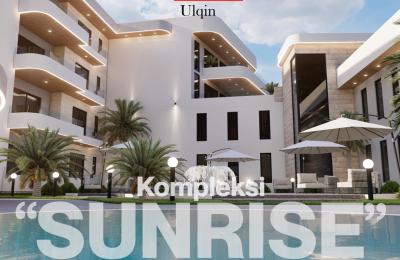 SUNRISE Banesë në qendër ULQIN Tip 1, Ob B, 55.77m2