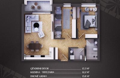 Banesë ne shitje LIDHJA RESIDENCE