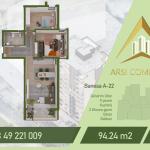 ARSI COMPANY Banese ne shitje, A-24, 94.24m2