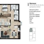 Apartment ne shitje 88.6m2, Gjilan tek Fidanishtja