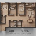 VIP RESIDENCË GJILAN . B-3Dh 142.76m2