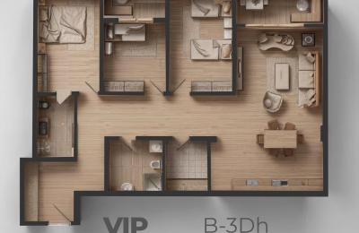 VIP RESIDENCË GJILAN . B-3Dh 142.76m2