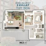 Kompleksi "3 KULLAT " B06 96.5 m2