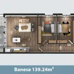 FRONI I MATIT OBJEKTI D 1  - 3 DHOMA PENTHOUSE