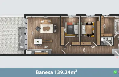 FRONI I MATIT OBJEKTI D 1  - 3 DHOMA PENTHOUSE