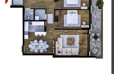 Banesë në shitje 141.63m2, ne qendër te Klinës B-01