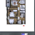 Banesë në shitje 116.49m2, ne qendër te Klinës B-03