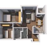 BANESE ME 82.7  m² NE OBJEKIN 4   "ART CONSTRUCTION"