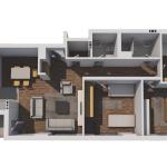 BANESE ME 105.5  m² NE OBJEKIN 4   "ART CONSTRUCTION"