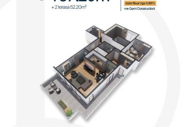 DE LUXE 1, Penthouse Objekti 5, 167.20m2 + 2 terrasa 52.20m2