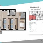 Banesa në shitje ne Lipjan, Llamella G3, B2, 116.42m2