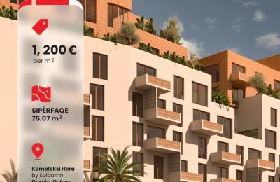 Apartamente 1+1 në shitje, Golem, Durrës, 75.07m2