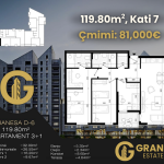 Banesë 119.80m² në SHITJE, Kati 7, Ferizaj