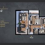 Banesë ne shitje, Kompleksi INON 2 Tip 7, 87.1m2