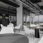 Zyre me qera 375m2, Glower tover, Kati 7, Veternik