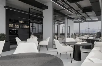 Zyre me qera 375m2, Glower tover, Kati 7, Veternik