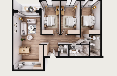 PRISHTINA PREMIUM, Kulla 4 Tip A, kati 7, 137m2