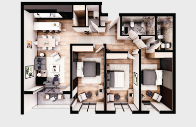 PRISHTINA PREMIUM, Kulla  5,Tip D, kati 6, 137.6m2