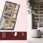 Kulla Rozë, Banesë në shitje 101.4m2