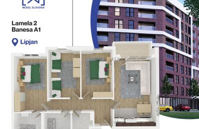 Banesë në shitje, Lamela 2, A1 , 117.5 m2