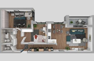 Park Residence Prishtina Objekti 2 Tip 1, 91.71m2 kati 12