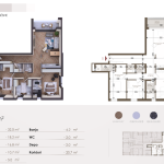 Banesë në shitje në Kompleksin HAB 18, Objekti 1, B04, 140.2m2