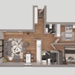 Park Residence Prishtina Objekti 11 Tip 2, 89.10m2 kati 1-7