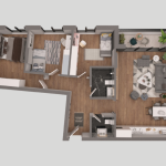 Park Residence Prishtina Objekti 11 Tip 5, 112.70m2 kati 1-7