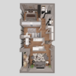 Park Residence Prishtina Objekti 12 Tip 3, 87.30 m2 kati 1