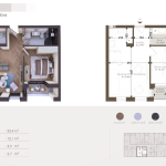 Banesë në shitje në Kompleksin HAB 18, Objekti 3, B01, 55.6m2