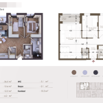 Banesë në shitje në Kompleksin HAB 18, Objekti 3, B04, 89.8m2