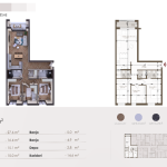 Banesë në shitje në Kompleksin HAB 18, Objekti 3, B06, 126.3m2