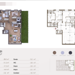 Penthouse për shitje në Kompleksin HAB 18, Objekti 3, P01, 187m2