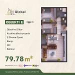 KOMPLEKSI URTINA, OBJEKTI E Tip 1, 79.78m2