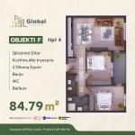 KOMPLEKSI URTINA, OBJEKTI F Tip 2, 88.40m2