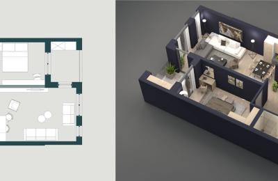 Banese ne shitje, 70.74m2  JAKOVA HOUSING Gjakovë, Objekti 6 Ap.03