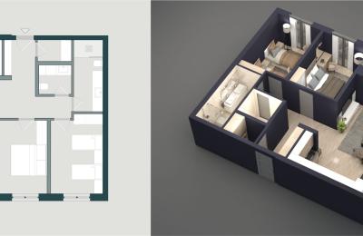 Banese ne shitje, JAKOVA HOUSING Gjakovë, 102.89m2