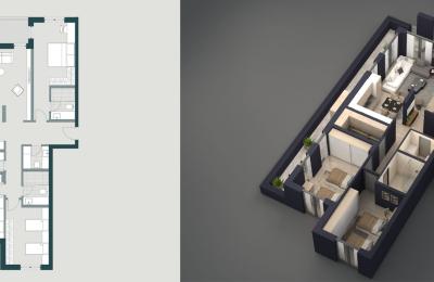 Banese ne shitje, JAKOVA HOUSING Gjakovë, 179.72m2