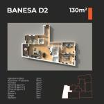 Banesë në shitje Objekti D2, 130 m2