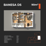 Banesë në shitje Objekti D5 , 90 m2