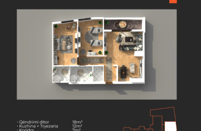 Banesë në shitje Objekti D5 , 90 m2