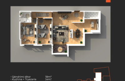 Banesë në shitje Objekti D7 , 90 m2