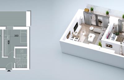 Penthouse ne shitje, VV TOWER, Apartmenti 03, Tip 2+1, 107.93m2