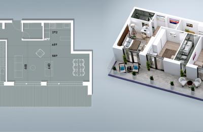 Penthouse ne shitje, VV TOWER, Apartmenti 05, Tip 3+1, 196.54m2