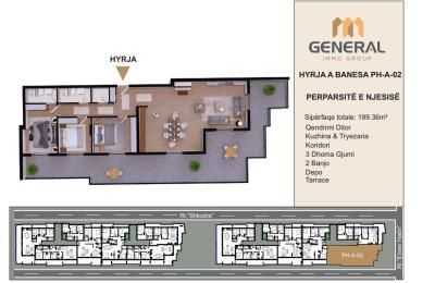 Penthouse në Shitje – HYRJA A, BANESA PH-A-02, Objekti III | General Immo Group