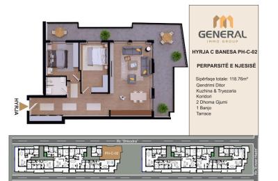 Penthouse në Shitje – HYRJA C BANESA PH-C-02 Objekti III | General Immo Group
