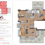 Penthouse në Shitje 228.36m2, kompleksi "PRIWEST PARK" Veternik